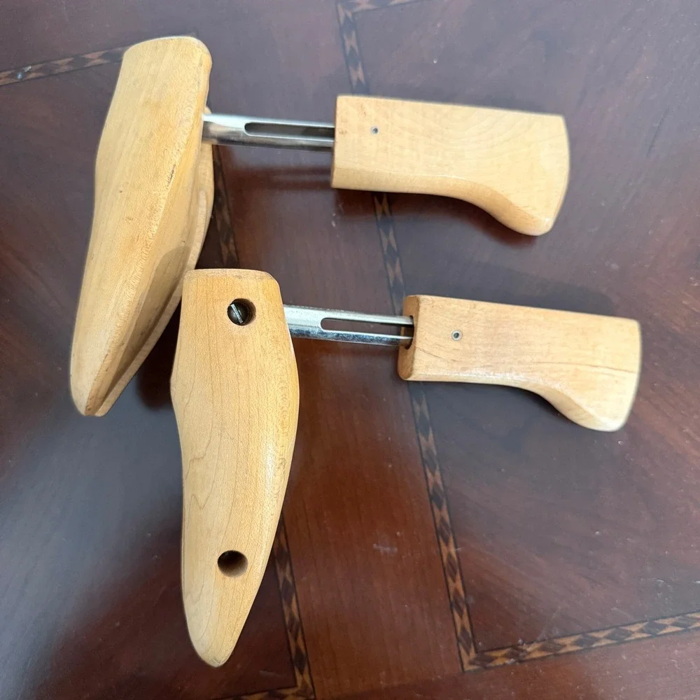 Vintage Rochester Shoe Tree Co. No. 4 Mohawk Men's Wooden‎ Shoe Stretchers MCM